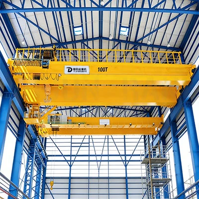 Craein Lastuas Girder Dúbailte 100 Tona